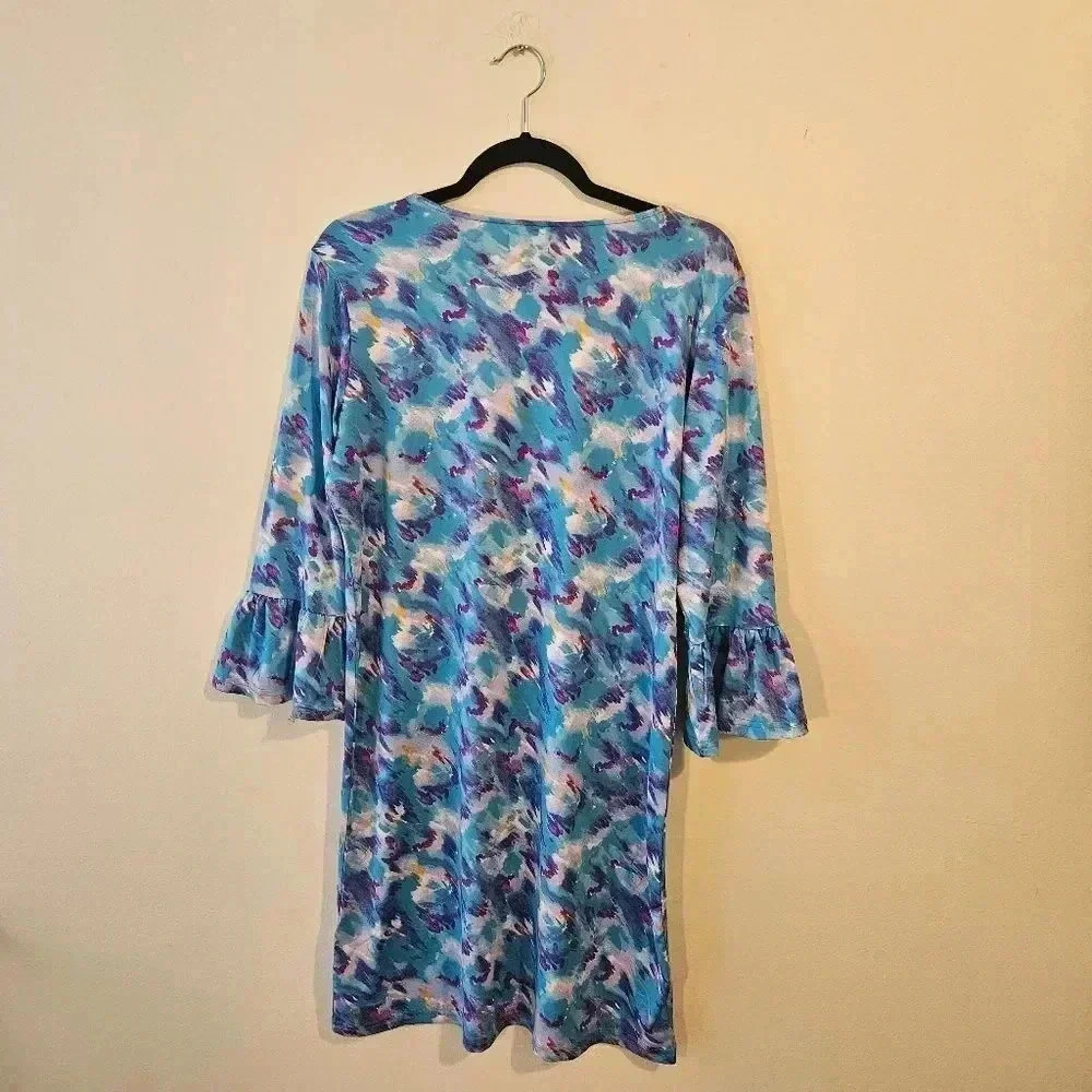 Caribbean Joe V Neck Dress - Picture 3 of 6